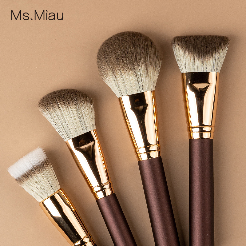 Wholesale 2026 Vegan &amp; Cruelty-Free 12Pcs Professional Makeup Brush Set - Wooden Handle, Mixed Bristle, Custom Logo