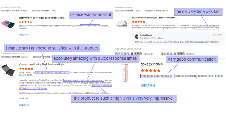 Customer Comment