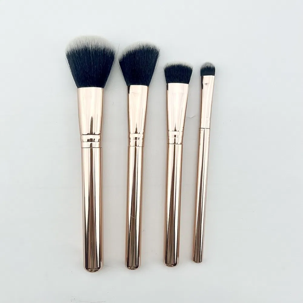 Red Cosmetic Brush Set Manufacturing Professional Brush Shape Powder Makeup Brushes