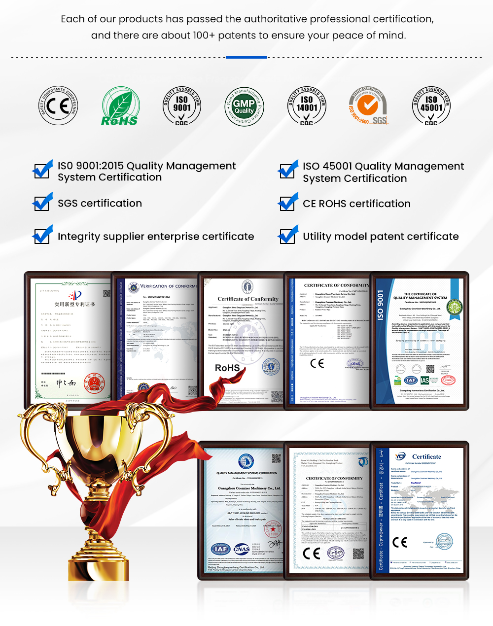 Certifications Image