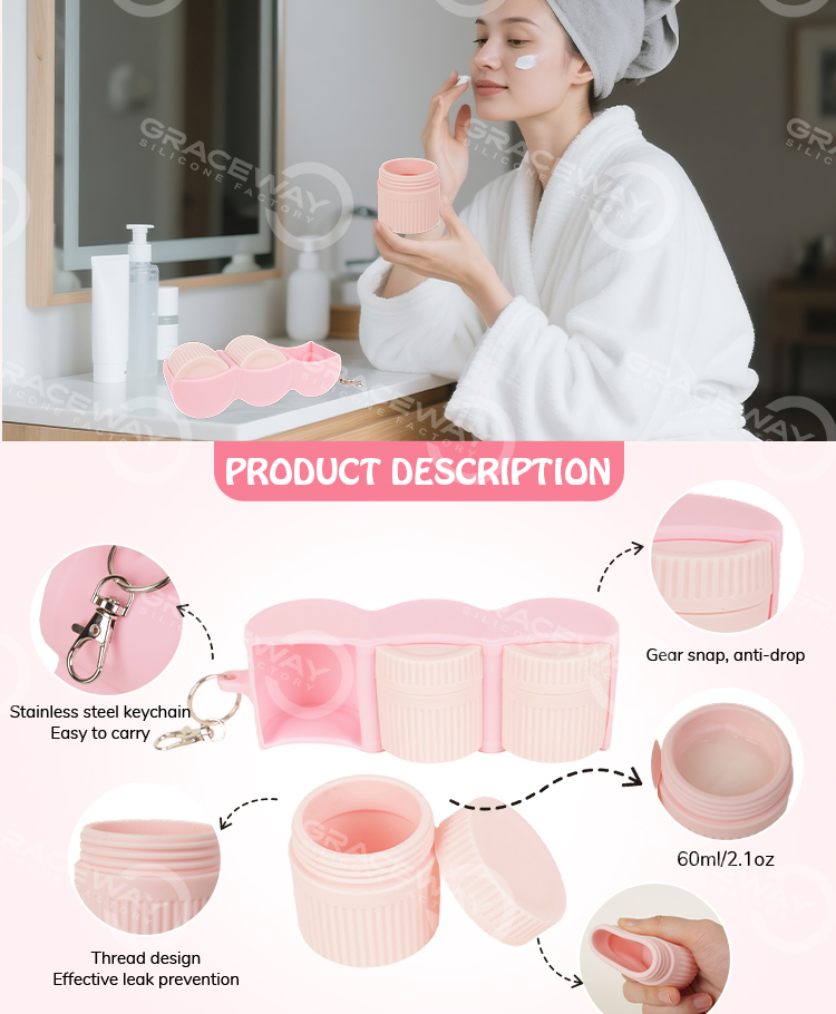 Silicone Travel Jar Detail 2