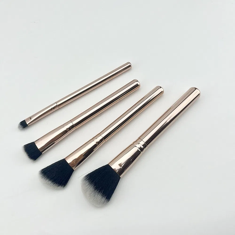 Red Cosmetic Brush Set Manufacturing Professional Brush Shape Powder Makeup Brushes