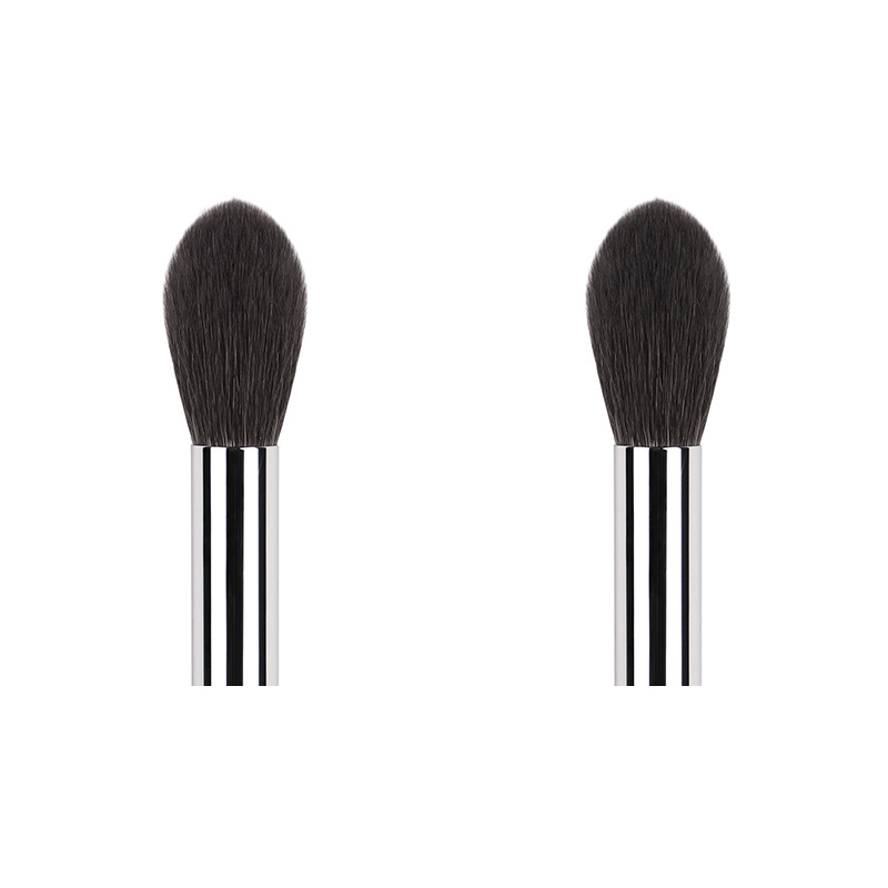 019 Custom Makeup Brushes Private Label Flame Highlight Brush Natural Goat Hair Copper Tube Ebony Handle 41Pcs
