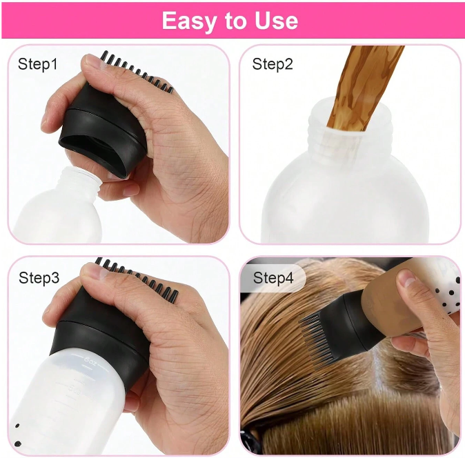 Hair Dye Bottle Details