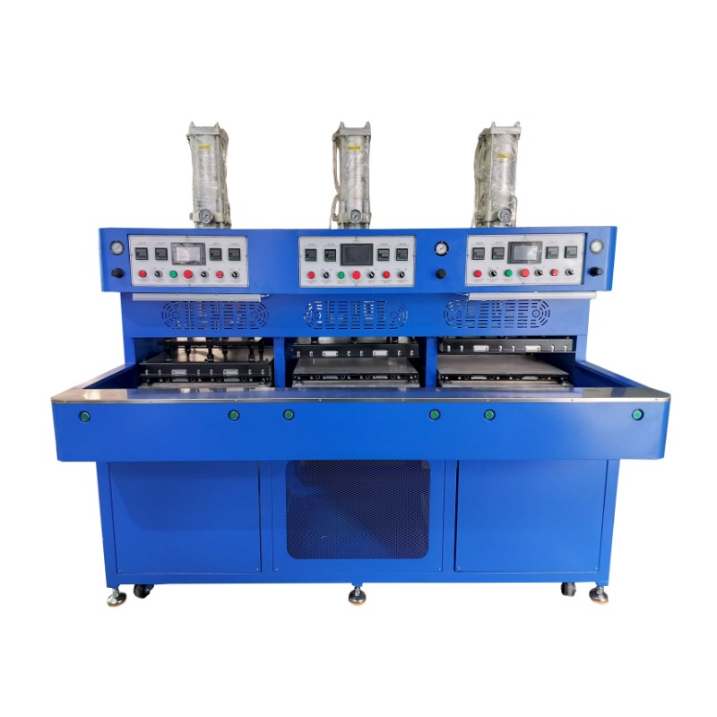 YIYUAN 12kw Multi-Voltage PVC Welding Machine for Helmat Pad Embossing 400x500mm Welding Area Sponge Puff Making Machine