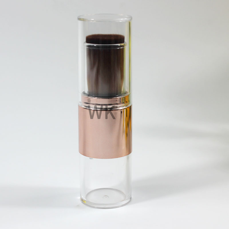 Wholesale Luxurious Empty Loose Powder Container Brush Powder Blusher Brush