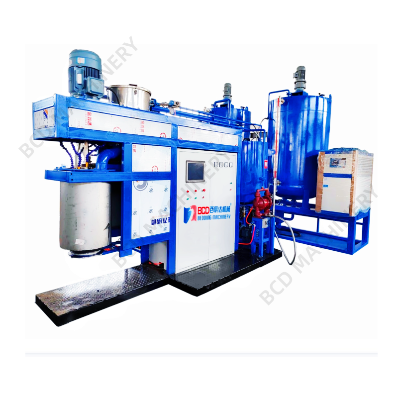 Semi Automatic Multi-Purpose Mattress Makeup Sponge Foam Making Machine Strict Process Batch Production Line Motor PLC Core