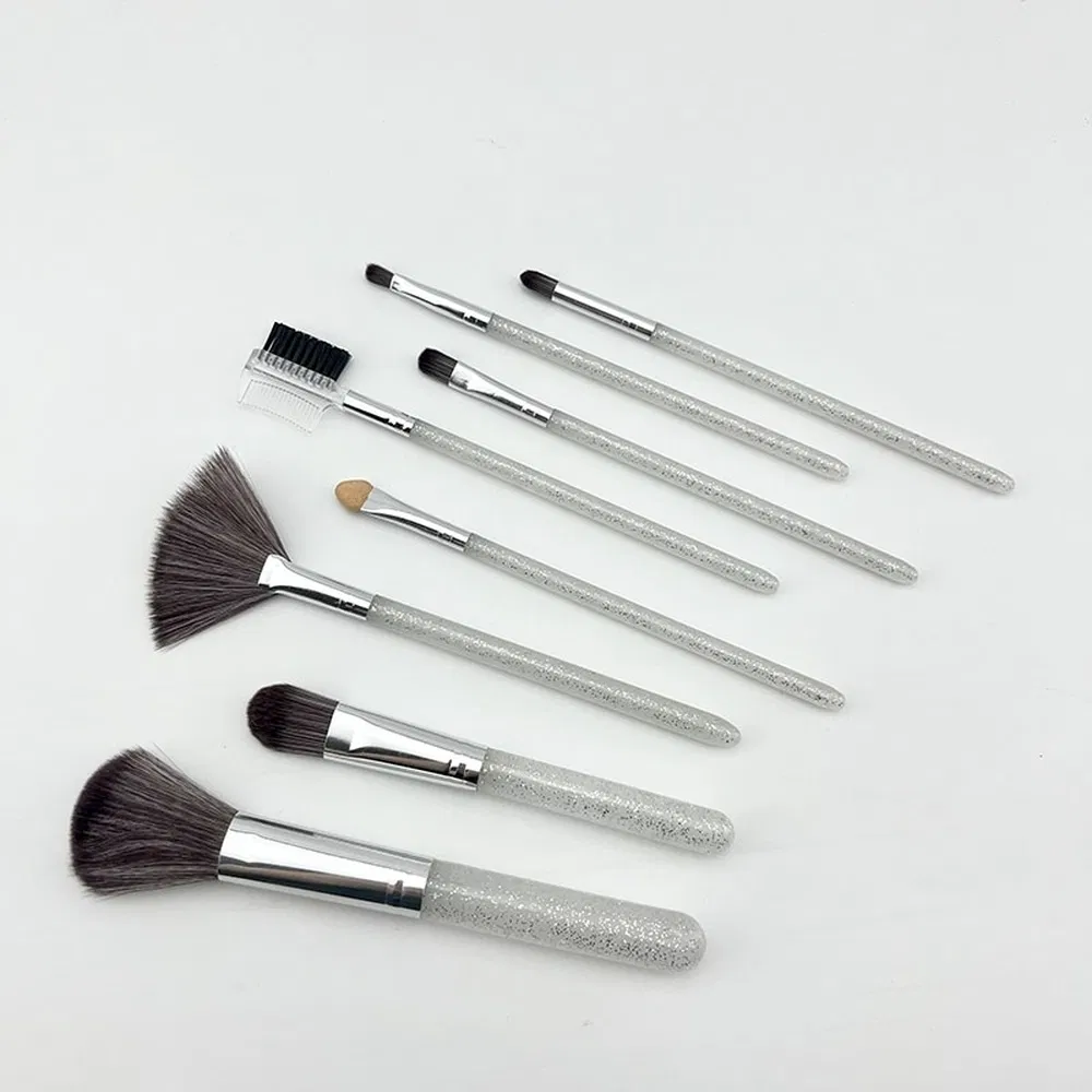 Retractable Cosmetic Brush Manufacturing Easy to Clean Vegan Makeup Brush Set
