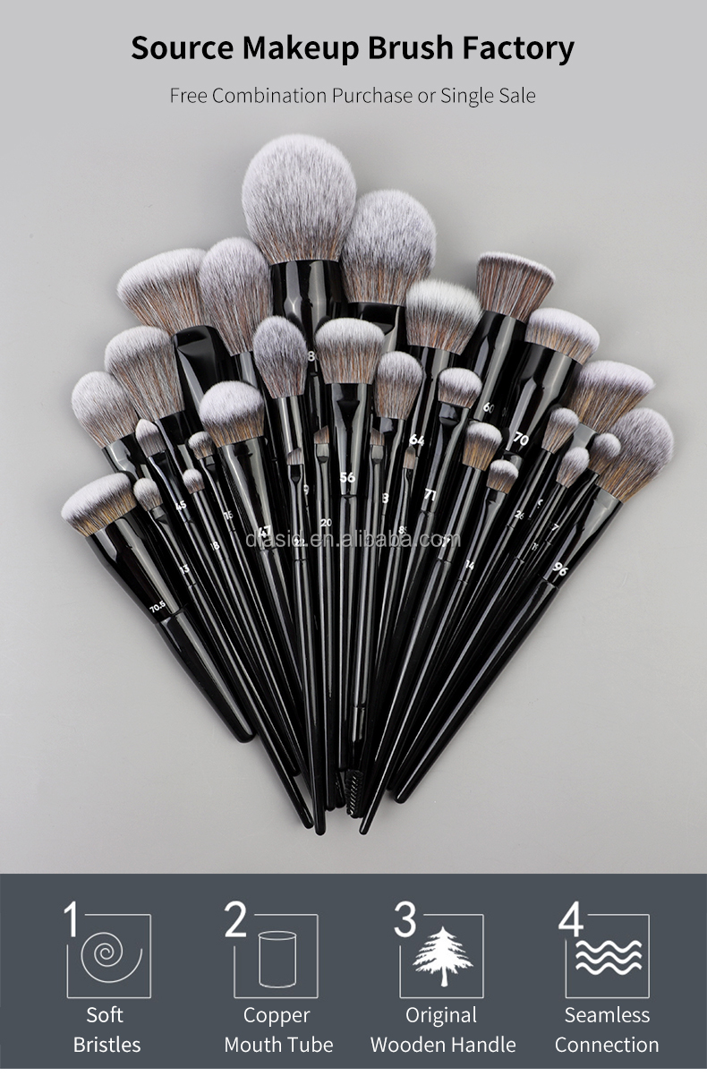 Makeup Brush Set Detail 1
