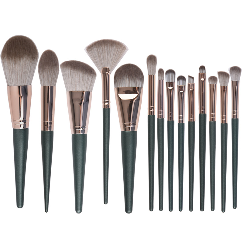 14-Piece Vegan Makeup Brush Set / Makeup Artist Kit