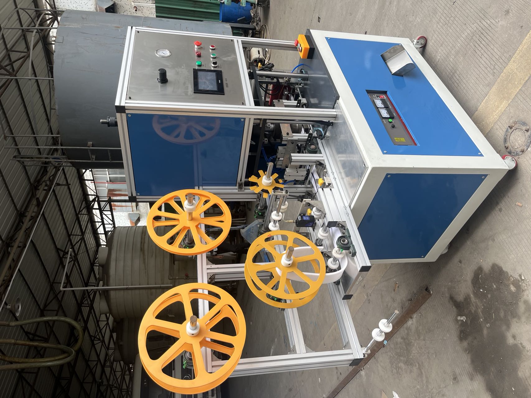 JIAZHAO Pneumatic Ultrasonic Makeup Sponge Machine Non Woven Powder Puff Processing Equipment 1 Year 220V/380V 500kg 8kw