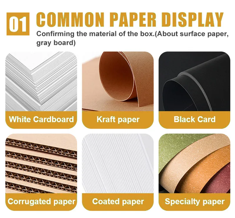 Custom Design Display Cardboard Paper Box Spoons Forks and Knives Packaging Box Set
