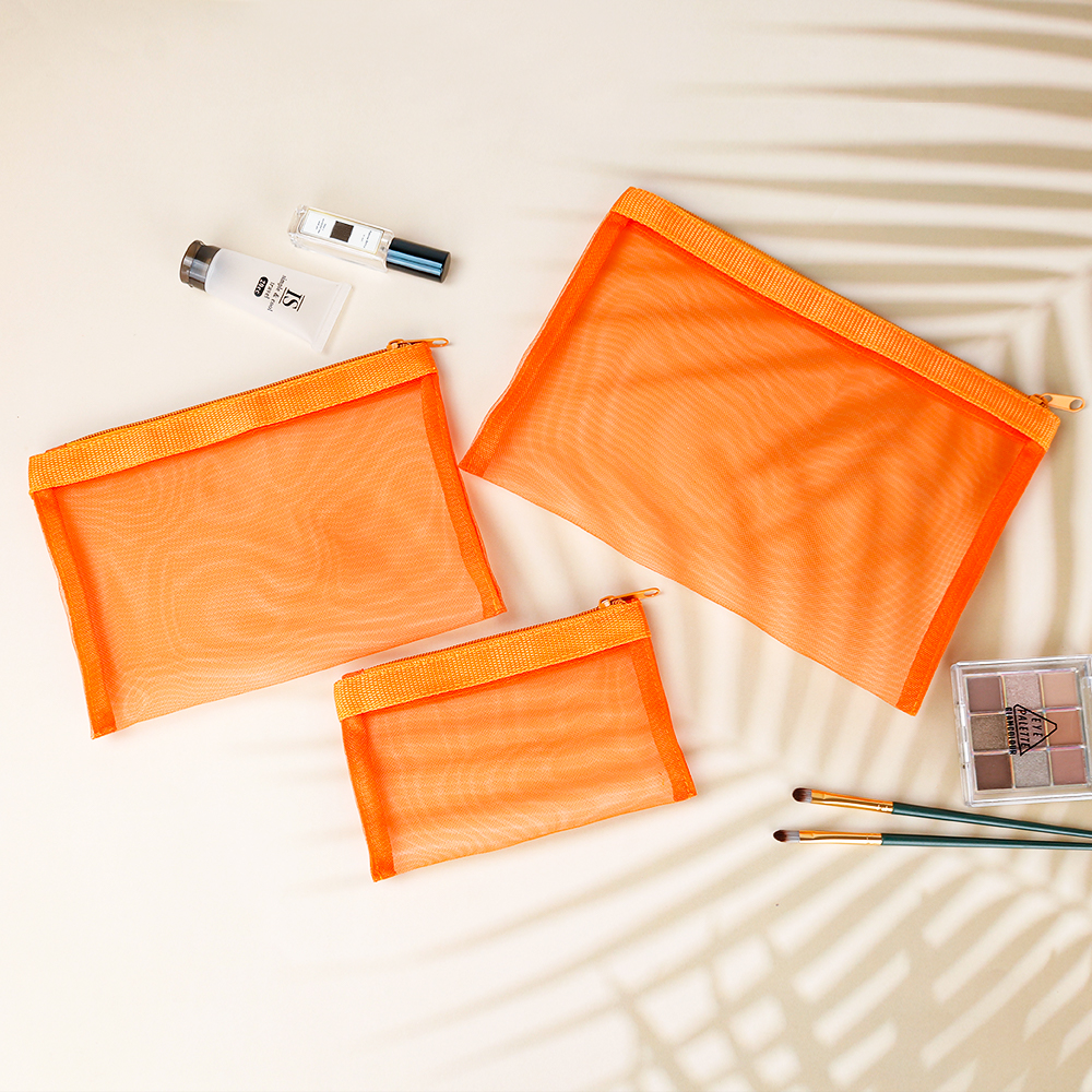 OEM/ODM Lady Portable Reusable for Bag Cosmetic Travel Custom Makeup Bag with Soft Handle and Medium Capacity