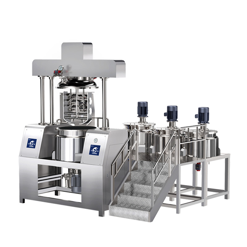 Hot-sale Emulsification Homogeneous Blender Toothpaste Making Machine Cosmetic Product Cosmetic Cream Mixing Machine Pump Mixing