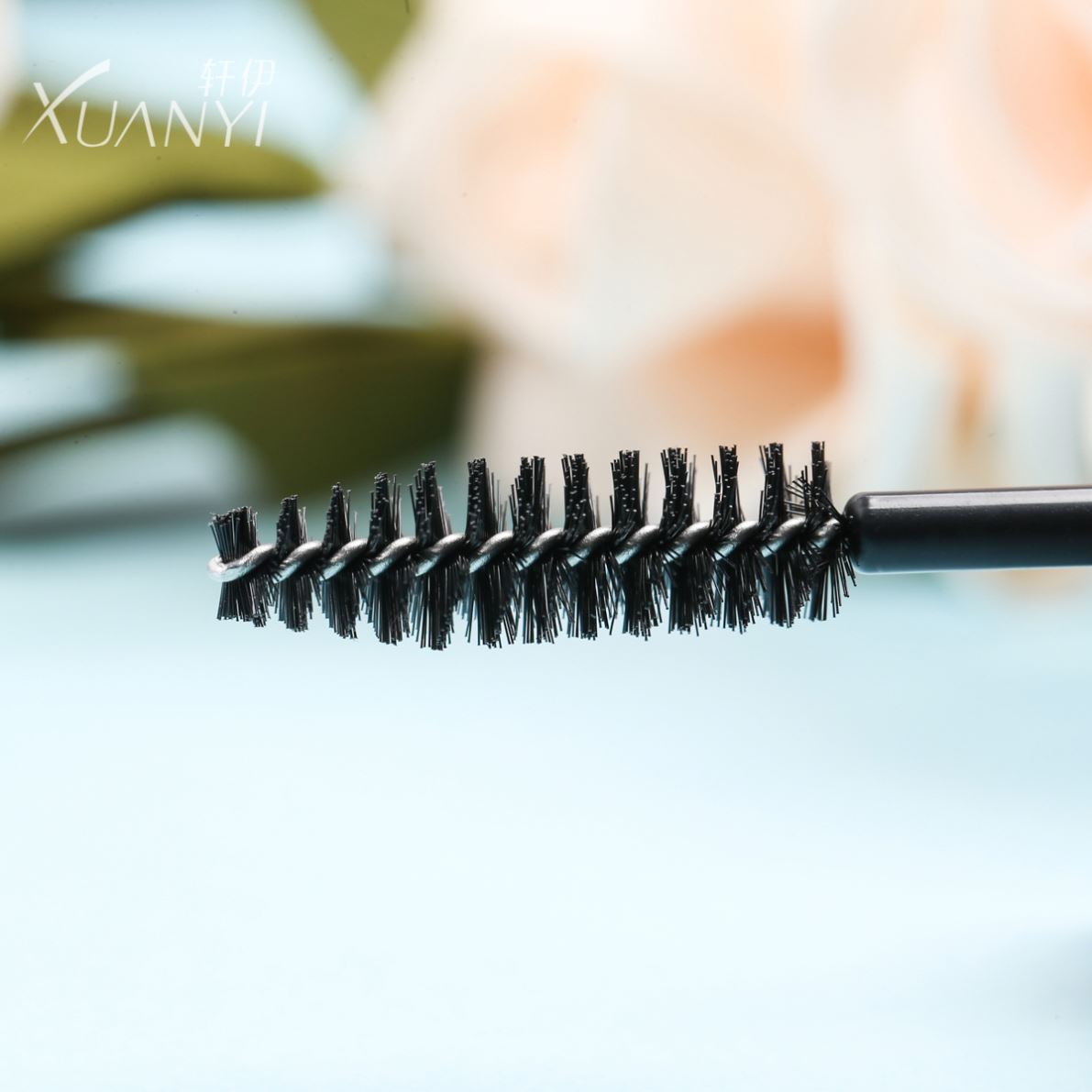 Manufacturer Hollow Applicators Mascara Brush Synthetic Fiber Eyelash Brush