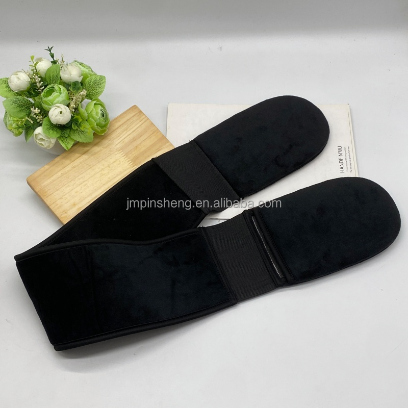 Hot Selling Self Tanning Glove Applicator Kit Long Face Back Lotion Sponge Velvet Material Skin-friendly Modest Luxury for