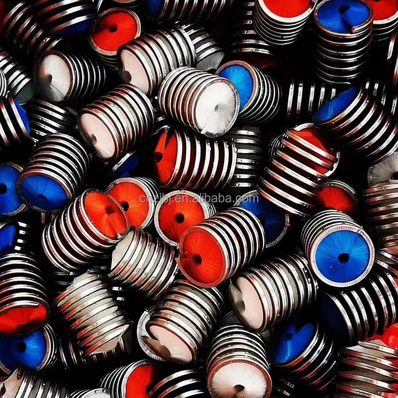 High Quality Custom Industrial OEM Synthetic Fiber Inward Coils Spiral Brush for Cord and Rod Cleaning