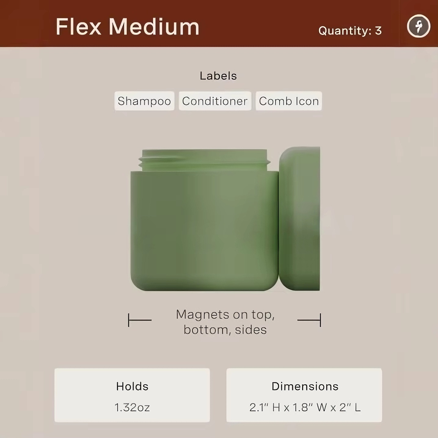 Magnetic Travel Cosmetic Toiletry Containers Leakproof Reusable Hexagonal Modular Jars Space-Saving Portable Travel Essentials