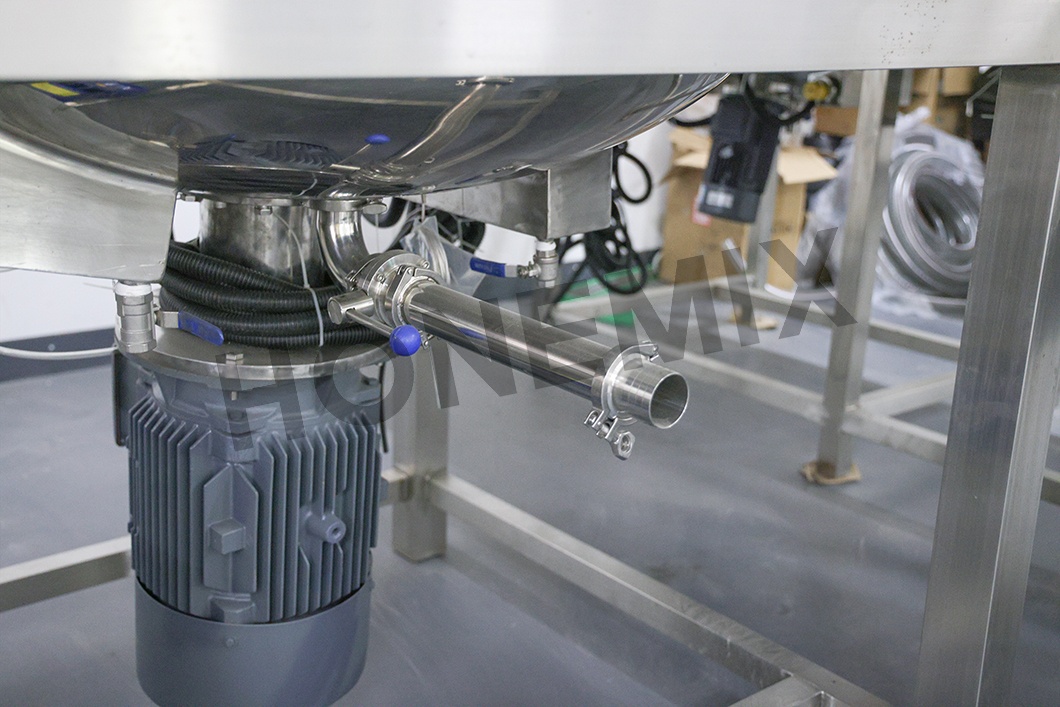 HoneMix Cosmetics Machinery Body Scrub Lotion Making Production Line Cosmetic Emulsifying Mixer Equipment for Sale