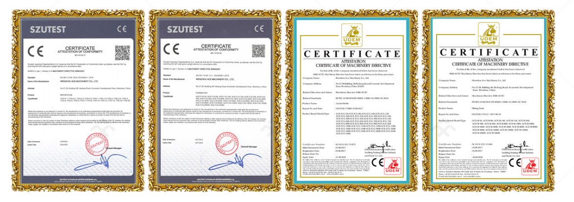 Certifications