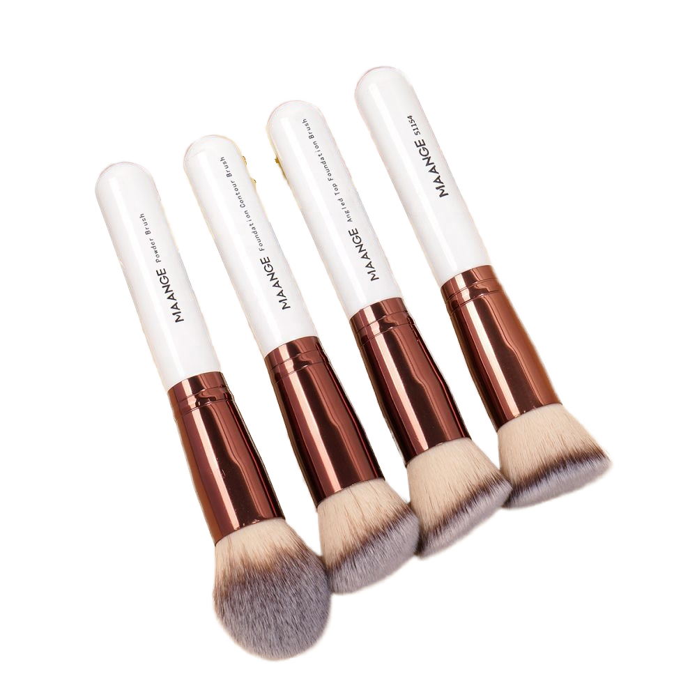 OEM Direct Factory Professional Vegan Antibacterial Synthetic Hair Face Makeup Brush Set Wood Handle 10 Pieces for Concealer