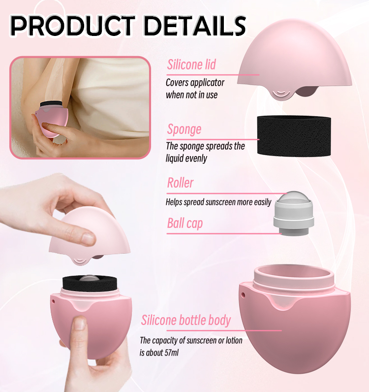 Silicone Sunscreen Applicator Usage