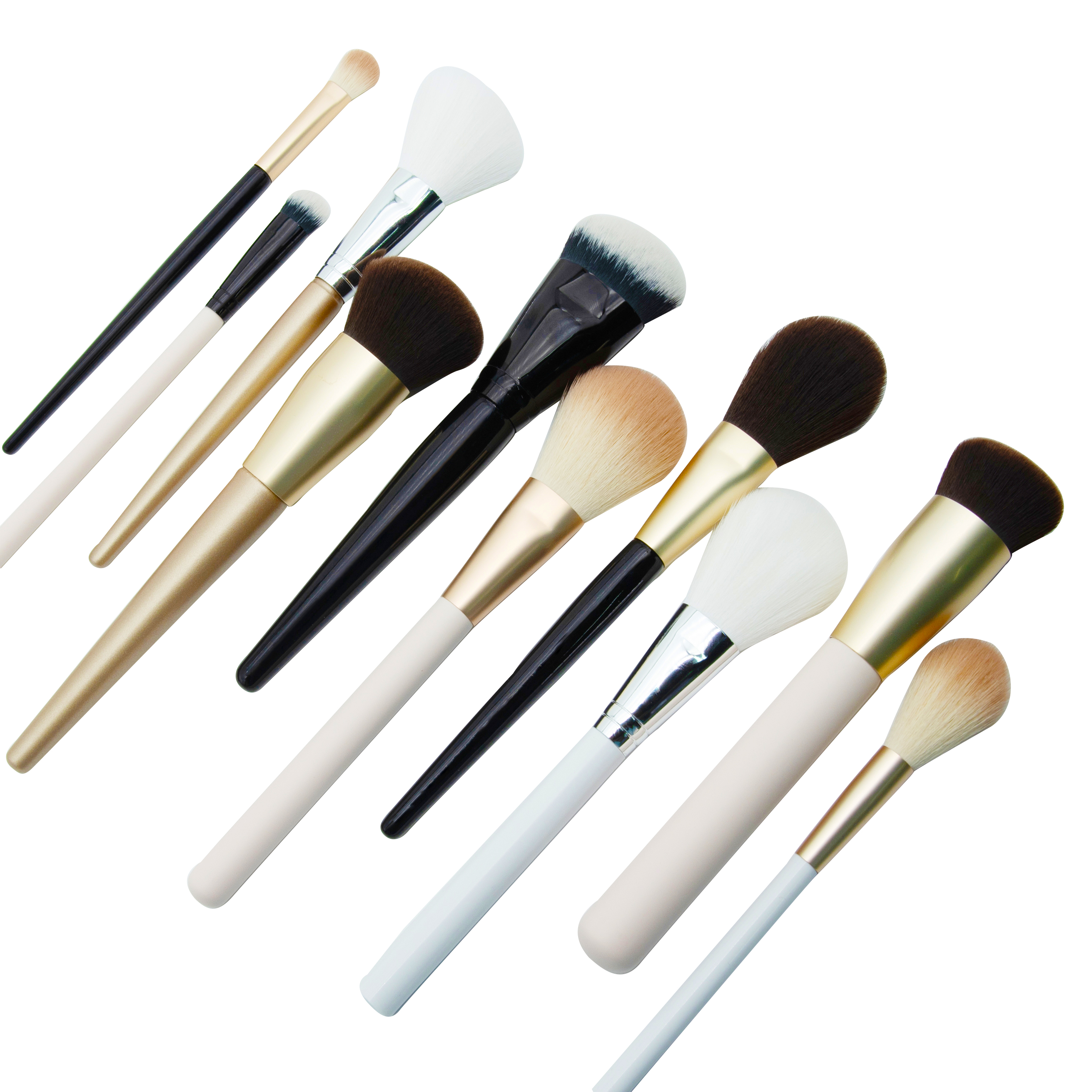 OEM High Quality 15PCS Make-Up Brushes Set Private Label Powder Face &amp; Eye Brushes Used with Foundation-Manufacturer Direct Sale