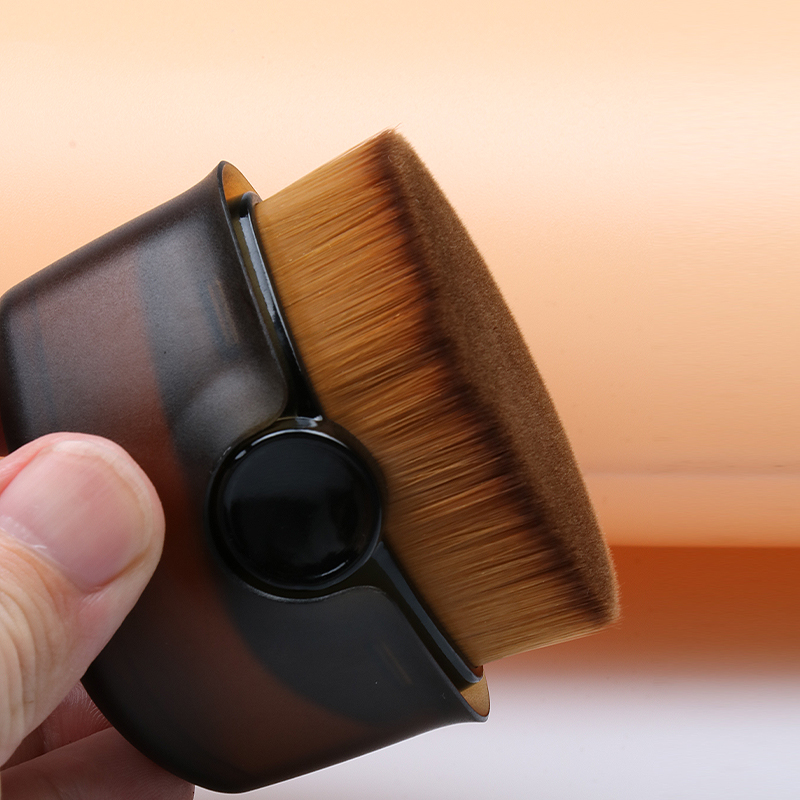 Hot Selling High-End Synthetic Single Makeup Brush Personalized Foundation Eye Shadow Concealer Tool Resin Shaving Brush