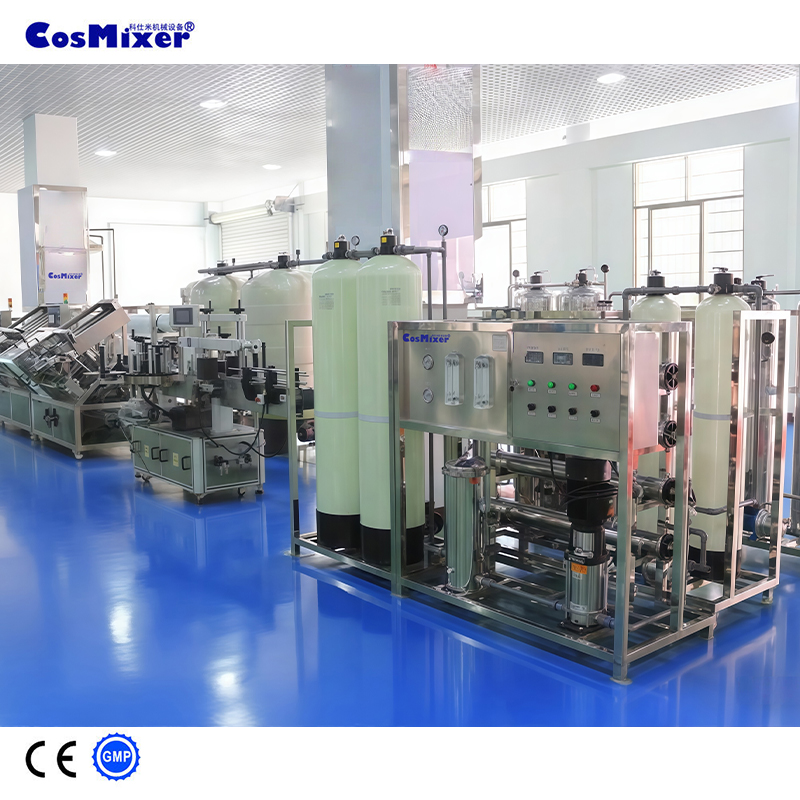 Customizable Fixed Vacuum Emulsifying Mixer for Hair Care, Skincare &amp; Personal Care Product Manufacturing
