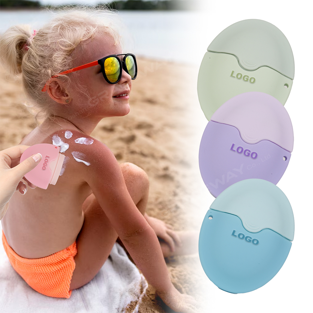 Factory Selling OEM Silicone Suncream Appplier Must Have Skincare Tool Luxury Gift Sun Protection Sunscreen Applicator Roller