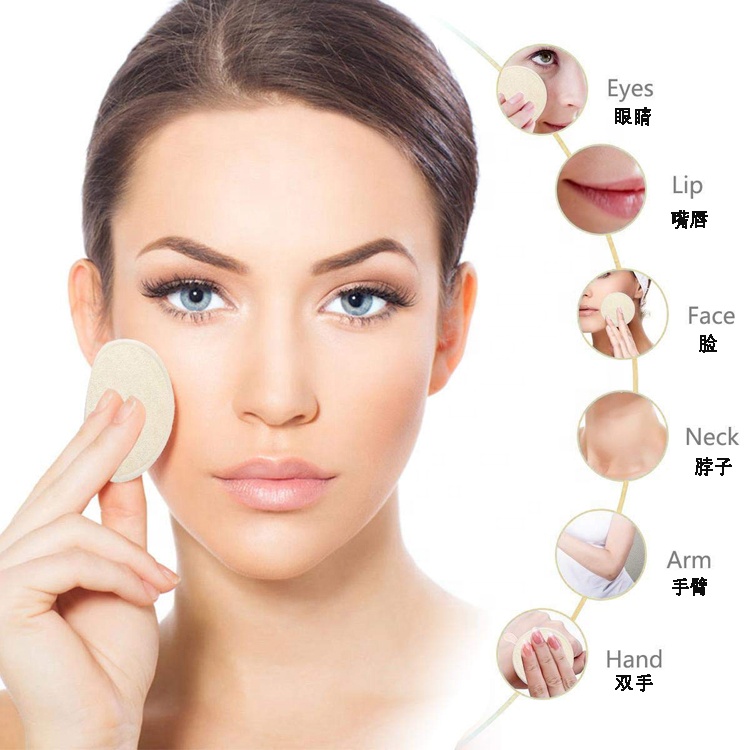 Eco-friendly Reusable Bamboo Terry Rounds Soft Makeup Remover Pads Chemical Free Washable Facial Pad Set