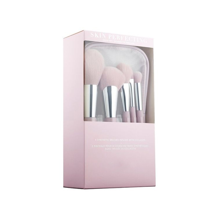 Custom logo Printing Empty Makeup Brush Packaging Box Cardboard Boxes for Single Makeup Brush Packaging