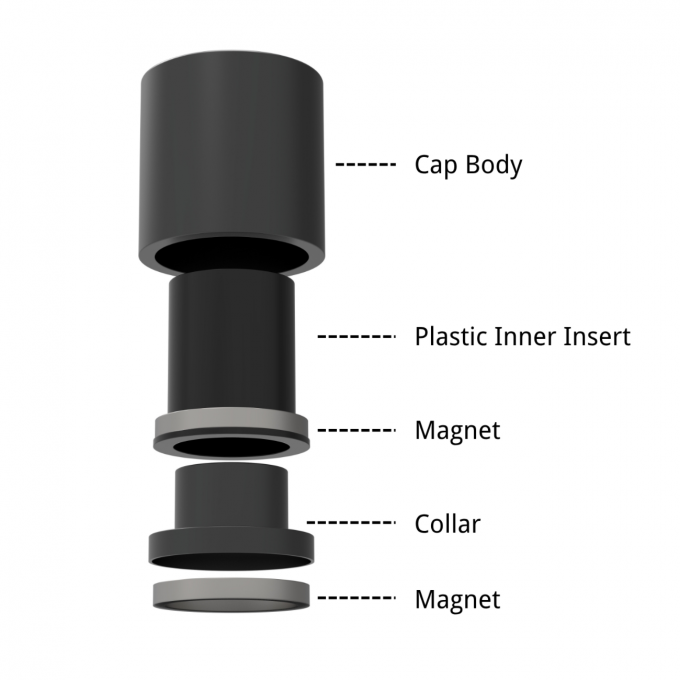 OEM ODM Zamac Perfume Cap Manufacturer Bespoke Metal Lid with Custom Brand Name Letters for High End Perfumery