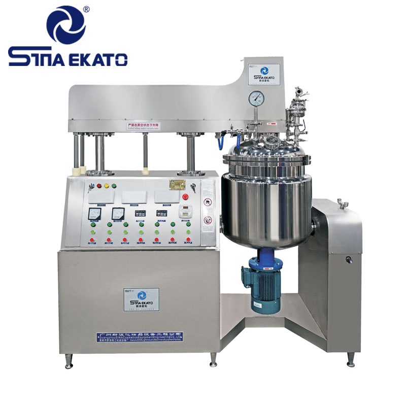 Cosmetic Machine Vacuum Emulsifier Emulsifying Homogenizer Detergent Lotion Soap Hand Sanitizer Shampoo Mixer Making Machine