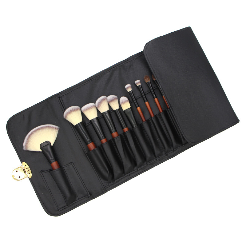 26pcs Professional High Quality Synthetic Fiber Makeup Brush Set Wooden Silicone Plastic Eye Brushes for Cosmetics Shaving Brush
