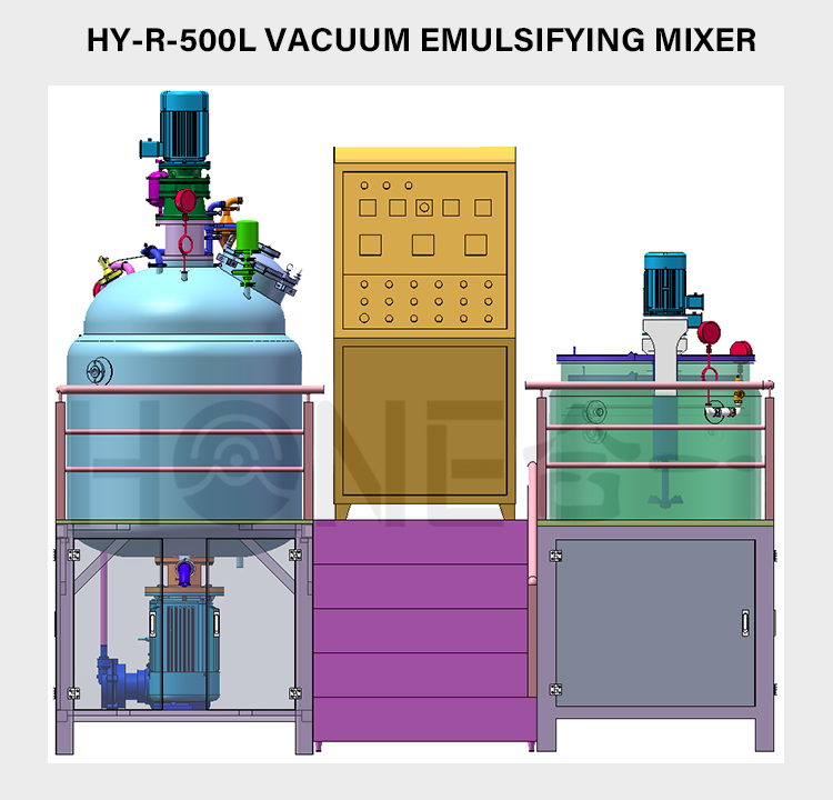 Fixed Type Vacuum Emulsifying Mixer