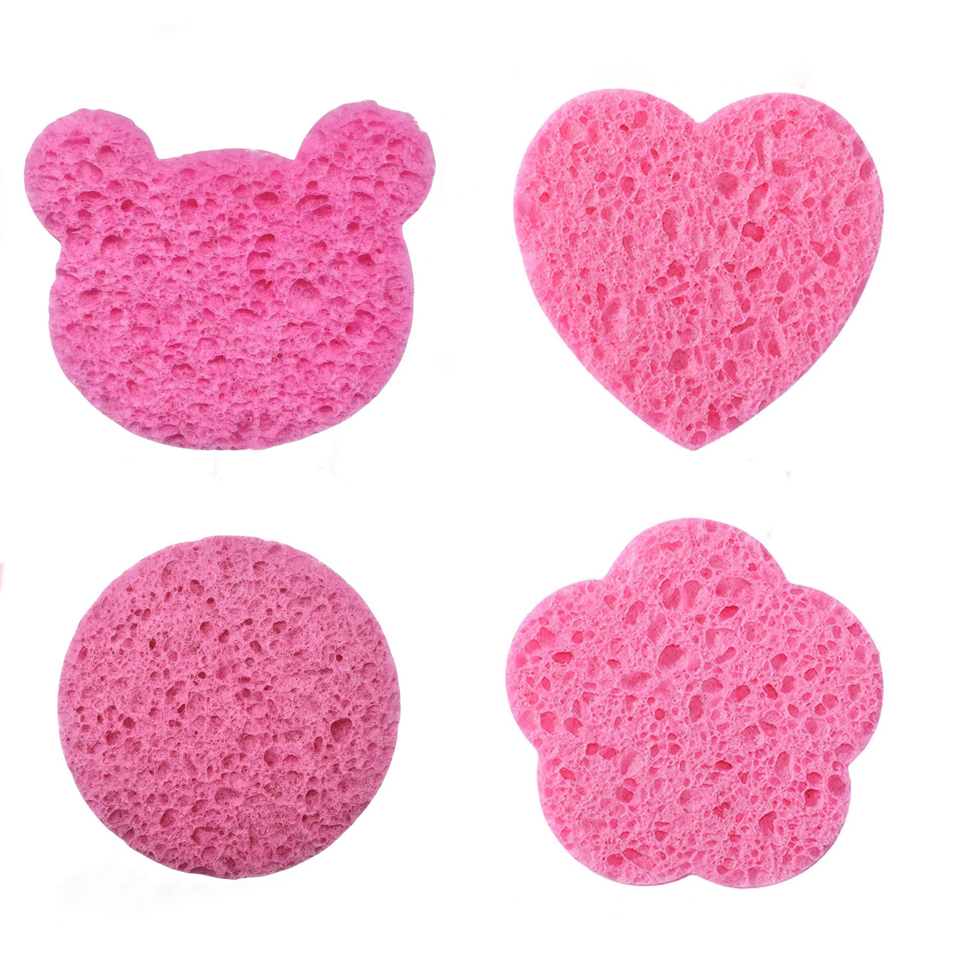 Natural Cellulose Facial Cleansing Sponge