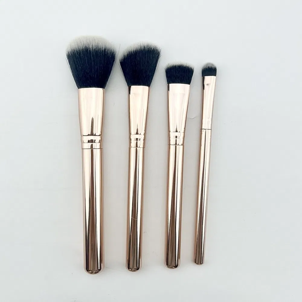 Red Cosmetic Brush Set Manufacturing Professional Brush Shape Powder Makeup Brushes