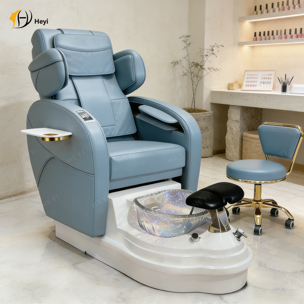Manufacturer Custom Design Massage Nail Salon Furniture Massage Pedicure Chair Professional Electric Foot Spa Chair