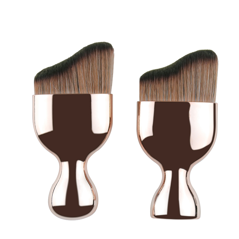 Portable Multi-Function Synthetic Hair Makeup Brush Custom Personalized For Foundation Face Makeup Contouring Blending Stippling