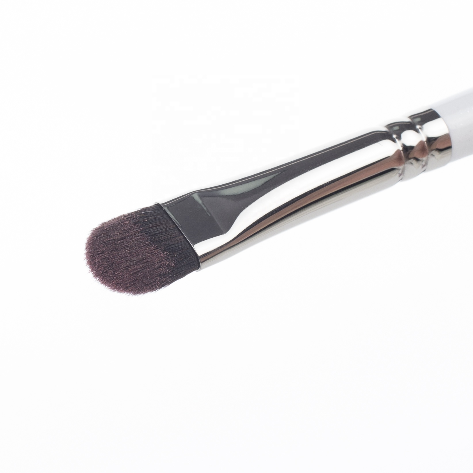 A26 OEM Custom Natural pony Hair Wooden Handle Copper Ferrule Eyeshadow Brush