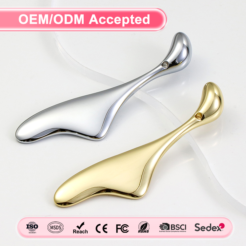 Private Label Zinc Alloy Eye Cream Applicator Facial Massage Tools Face Cream Cosmetic Scoop