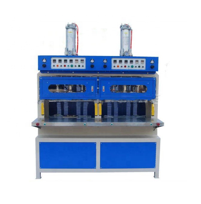 Automatic Makeup Silicone Sponge Puff Making Machine High Frequency Welding and Cutting Equipment With Two Heads