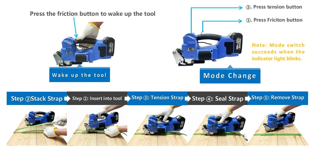Battery Strapping Tool Feature 2