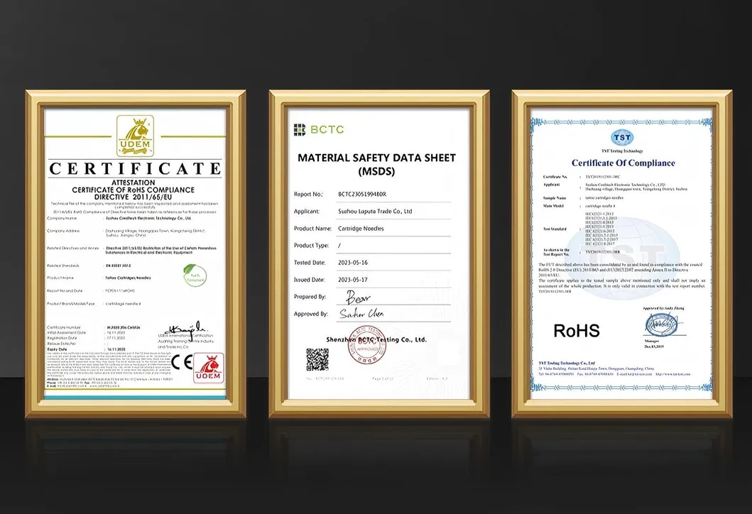 Certifications