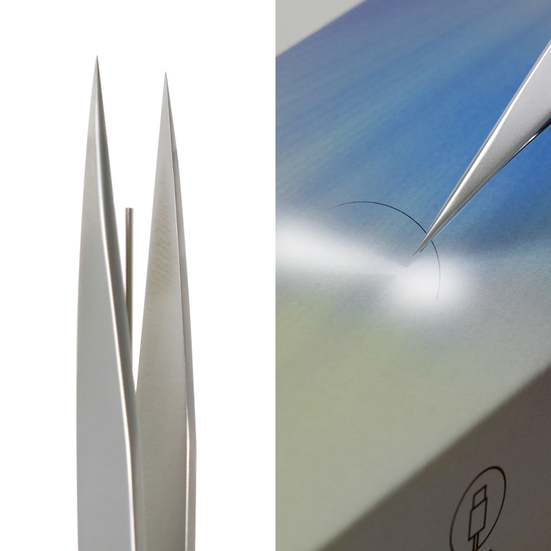 Wholesale Private Label Professional Rechargeable LED Tweezers with Built-in Light for Accurate Hair Removal