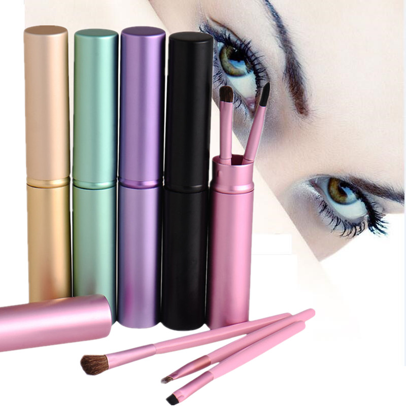 5pcs Professional Travel Portable Mini Eye Makeup Brushes Set