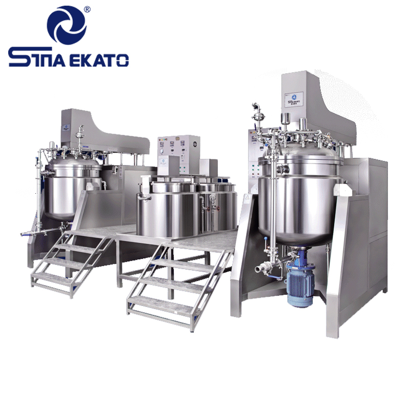 Cosmetic Machine Vacuum Emulsifier Emulsifying Homogenizer Detergent Lotion Soap Hand Sanitizer Shampoo Mixer Making Machine