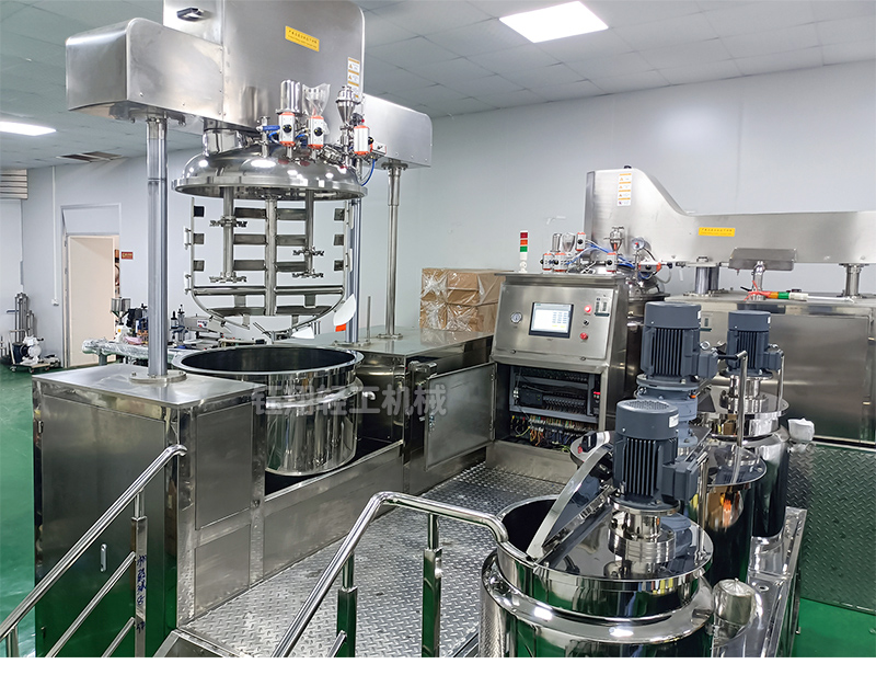 Hot-sale Emulsification Homogeneous Blender Toothpaste Making Machine Cosmetic Product Cosmetic Cream Mixing Machine Pump Mixing