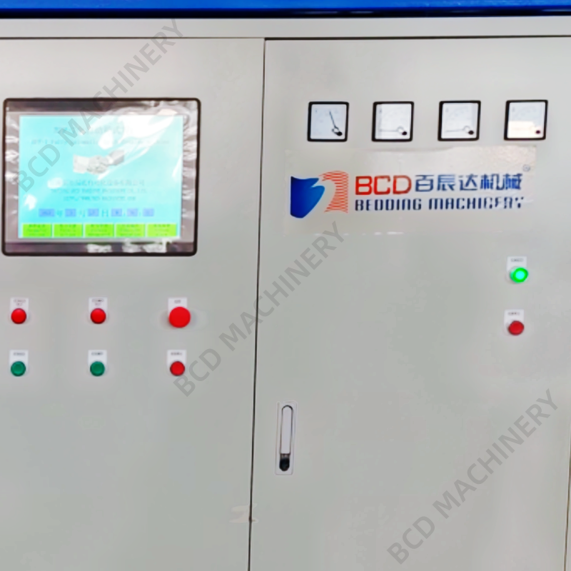 Semi Automatic Multi-Purpose Mattress Makeup Sponge Foam Making Machine Strict Process Batch Production Line Motor PLC Core